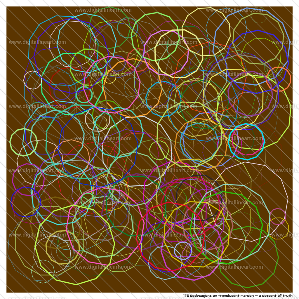 176-dodecagons-translucent-maroon-a-descent-of-truth | digitallineart - Realisiert mit Pictrs.com