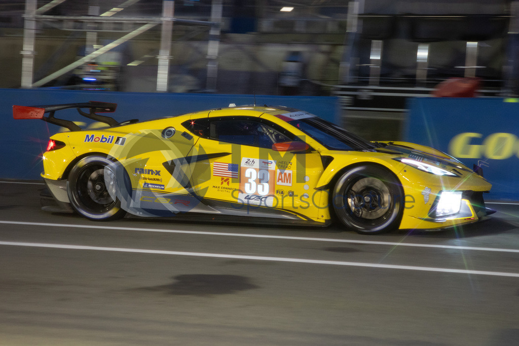 _R5M5787 | LE MANS,FRANCE,08.Jun.23 - MOTORSPORTS - WEC, FIA World Endurance Championships, 24 Hours of Le Mans, Circuit de la Sarthe, free practice 4. Image shows Nicky Catsburg (NED), Ben Keating (USA) and Nicolas Varrone (ARG/ Corvette Racing). Photo: Trainproduction / Matthias Trinkl