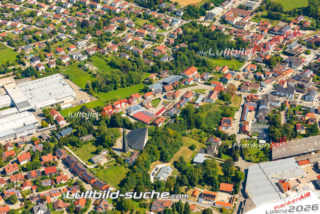 Luftaufnahme von Ruhstorf an der Rott Vs Google Maps- Die Luftaufnahme wurde 2025 vom UL-Flugzeug heraus erstellt ( keine Drohne ) - Hochauflösende Luftaufnahme - für professionelle Ausdrucke geeignet. Die Geschenkidee !Mit Lizenz und Bildrechte bestellbar