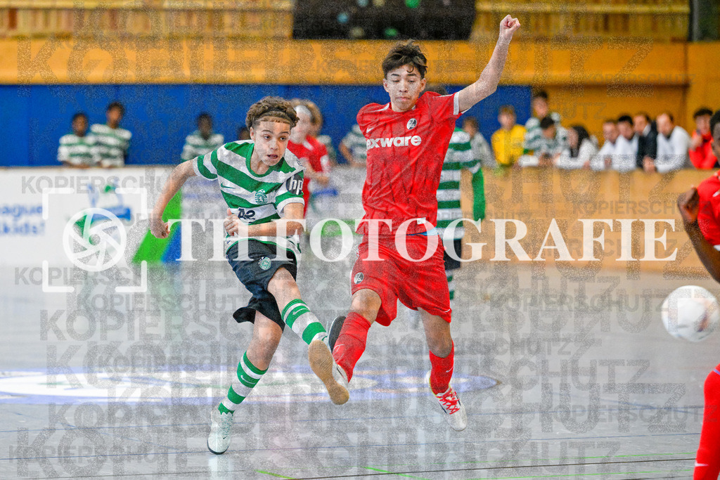 GER, Sporting - SC Freiburg, Fussball, U14 Hallenturnier, PS-Immo-Cup 2026, 18.01.2026 | Sporting - SC Freiburg