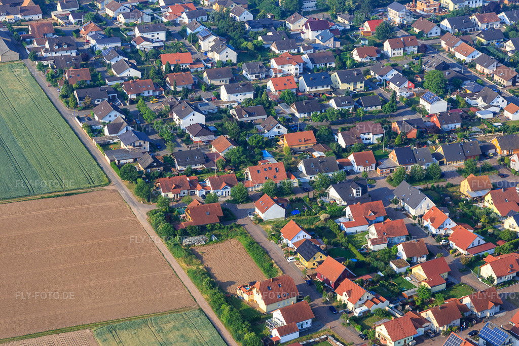 Luftbild: Haardtwiesen in Ottersheim bei Landau im Bundesland Rheinland-Pfalz in Deutschland. Foto: IMG_080663.jpg vom 12.06.2015 durch Werner Riehm/FLY-FOTO.de