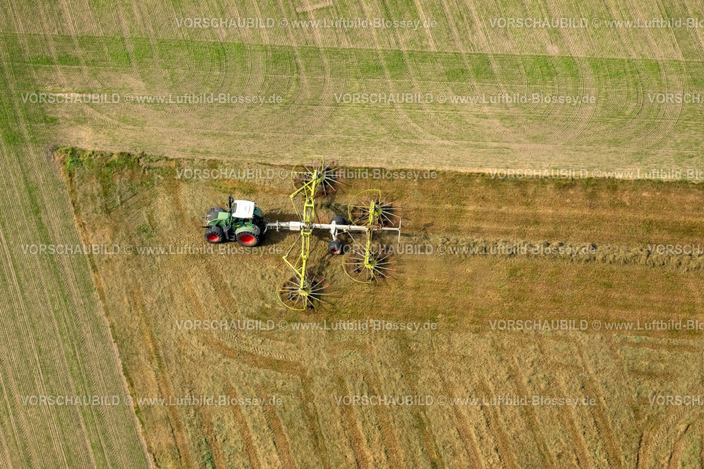 Gladbeck16092828 | Traktor mit Egge, Landwirtschaft, Feldhauser Straße in Zweckel,  Gladbeck, Ruhrgebiet, Nordrhein-Westfalen, Deutschland