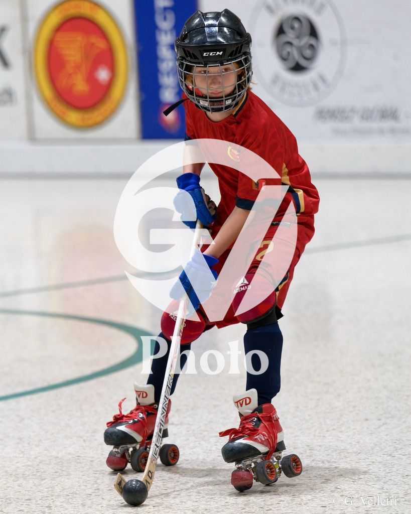 U13  - Geneve RHC v HC Munsingen W  |  during the U13  match between Geneve RHC and HC Munsingen W  at Centre sportif de la queue d'arve in Geneve, Switzerland