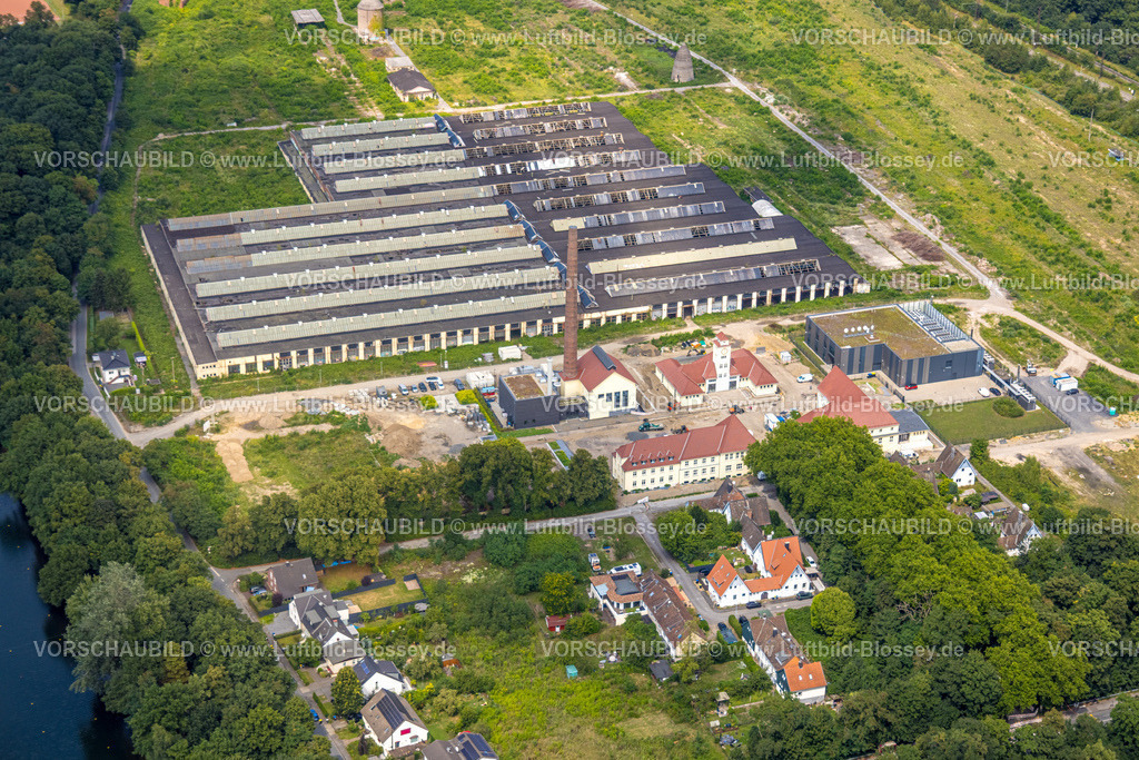Duisburg250704216Sued | Luftbild, Baustelle ehemaliger Rangierbahnhof Wedau für neues Duisburger Wohnquartier an der Sechs-Seen-Platte, Werkstättenstraße, Wedau, Duisburg, Ruhrgebiet, Nordrhein-Westfalen, Deutschland