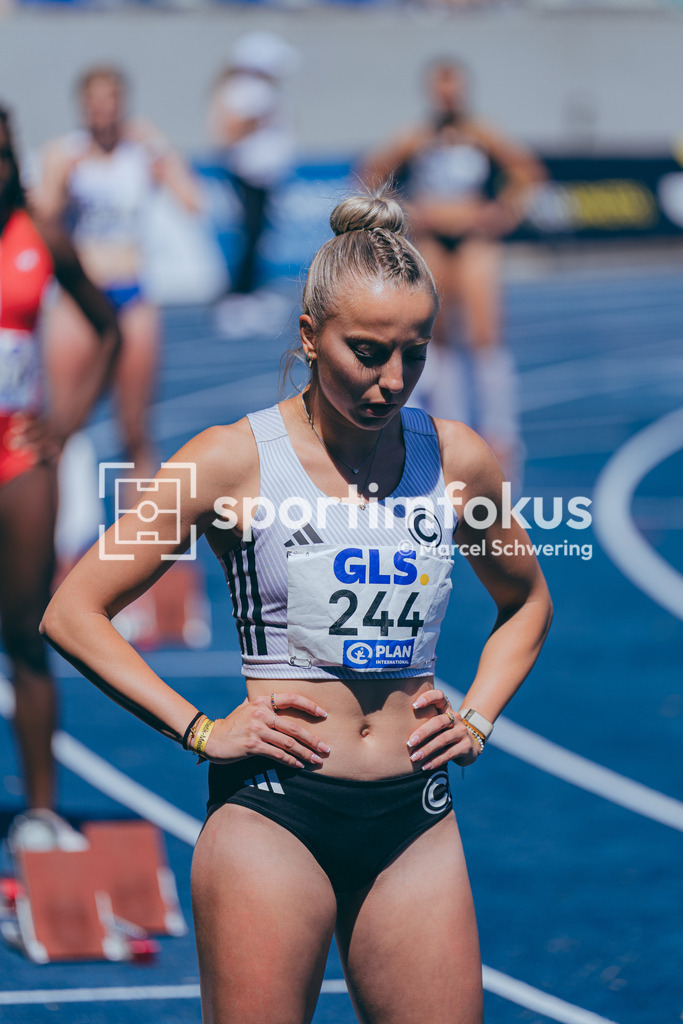 DM U23 U18 Bochum 2026 | Nadine Reetz (SCC Berlin), Startnummer 244, 400 Meter Hürden, Deutsche Meisterschaften der U18 &amp; U23 2026, Lohrheidestadion Bochum-Wattenscheid, 04.07.2026 Foto: Marcel Schwering / sportimfokus - Realisiert mit Pictrs.com