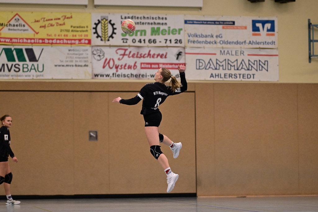 Faustball I Frauen I Saison 2025-2026 I Bundesliga Nord I 7c. Spieltag I MTV Wangersen - Ohligser TV | Der Sportfotograf. - Realisiert mit Pictrs.com