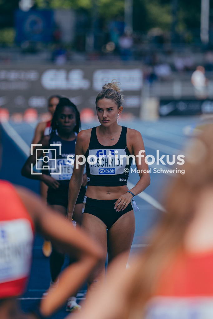 Deutsche Meisterschaften der Frauen und Männer 2026 | Alica Schmidt, SCC Berlin, 800-Meter-Lauf, Halbfinale, Deutsche Meisterschaften der Frauen und Männer 2026, Lohrheidestadion Bochum-Wattenscheid, 25.07.2026. Foto: Marcel Schwering / sportimfokus - Realisiert mit Pictrs.com