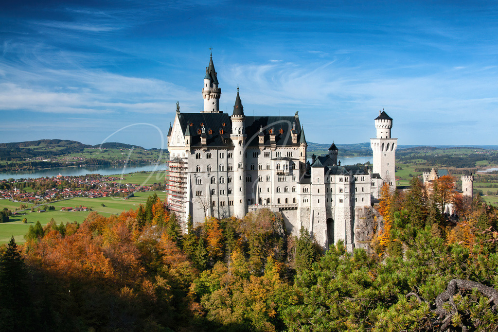 Neuschwanstein | Schloss Neuschwanstein im Herbst