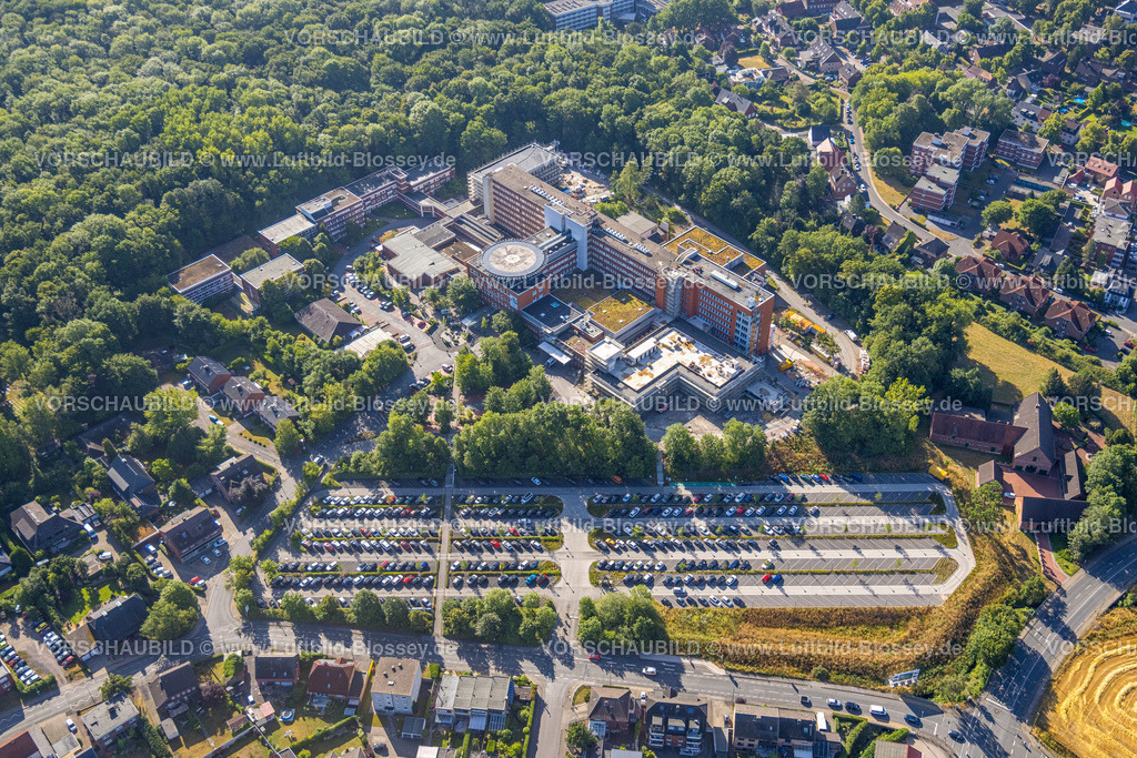 Hamm220700017 | Luftbild, St. Barbara-Klinik, Heessen, Hamm, Ruhrgebiet, Nordrhein-Westfalen, Deutschland
