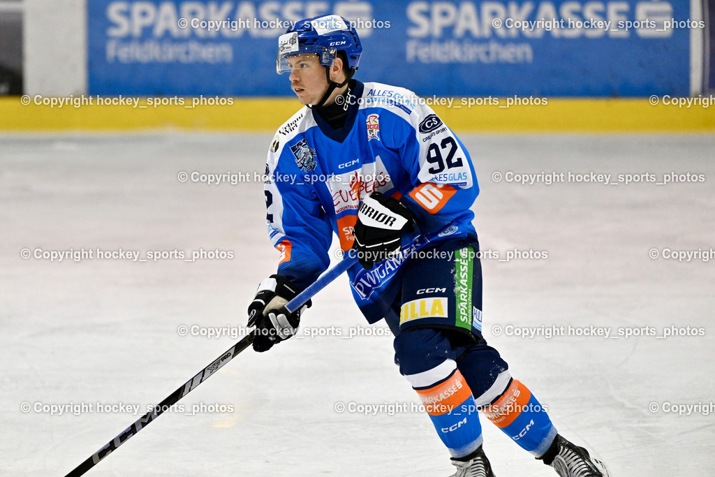 ESC SPARKASSE STEINDORF vs. 1. EHC ALTHOFEN | #92 Ratz Patrick ESC Steindorf, ESC SPARKASSE STEINDORF vs. 1. EHC ALTHOFEN, ESC SPARKASSE STEINDORF vs. 1. EHC ALTHOFEN am 30.11.2025 in Steindorf (Ossiachersee Halle), Austria, (Photo by Bernd Stefan)
