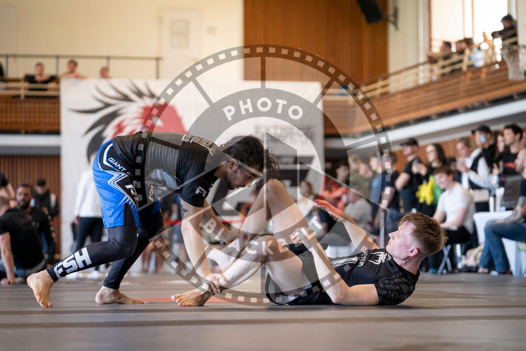20240309PBB6020 | Fighters compete during the International Luta Livre (ILLCS) Spring Championship in Hannover, Germany, on March 9, 2024.