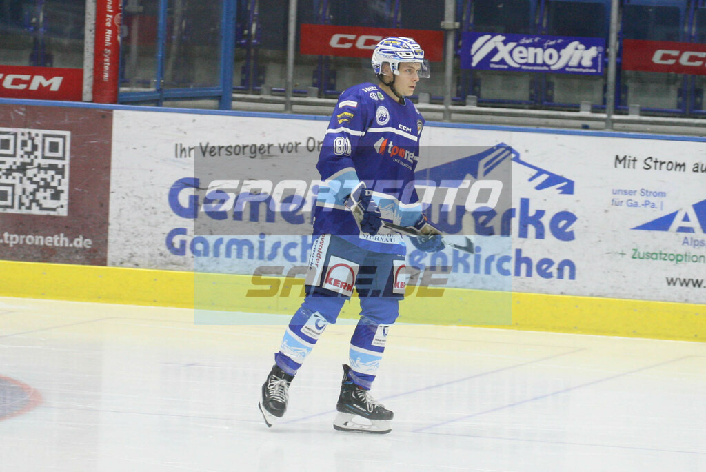 SC Riessersee - Höchstadt Alligators | Kevin Slezak - Eishockey Oberliga Süd SC Riessersee - Höchstadt Alligators - © Sportfoto-Sale (MK) - Realisiert mit Pictrs.com