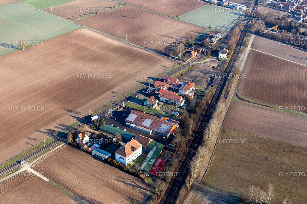 Wasgau Frischemarkt | Luftbild: Wasgau Frischemarkt in Steinfeld im Bundesland Rheinland-Pfalz in Deutschland. Foto: IMG_124127.jpg vom 11.01.2021 durch ©2025 Werner Riehm fly-foto.de/copyright - Realisiert mit Pictrs.com