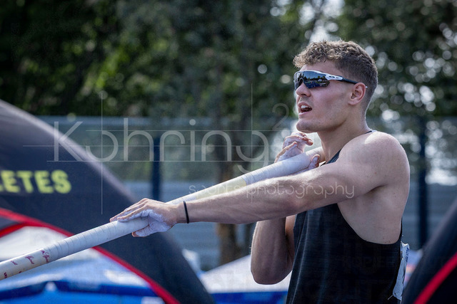 Multisport Event; Ratingen, 28.06.2026 | RATINGEN, GERMANY - JUNE 28, 2026 :  Marcel Meyer (GER / Germany) competing in the pole vault during the Multisport Event at Stadion Ratingen on June 28, 2026 in Ratingen, Germany.