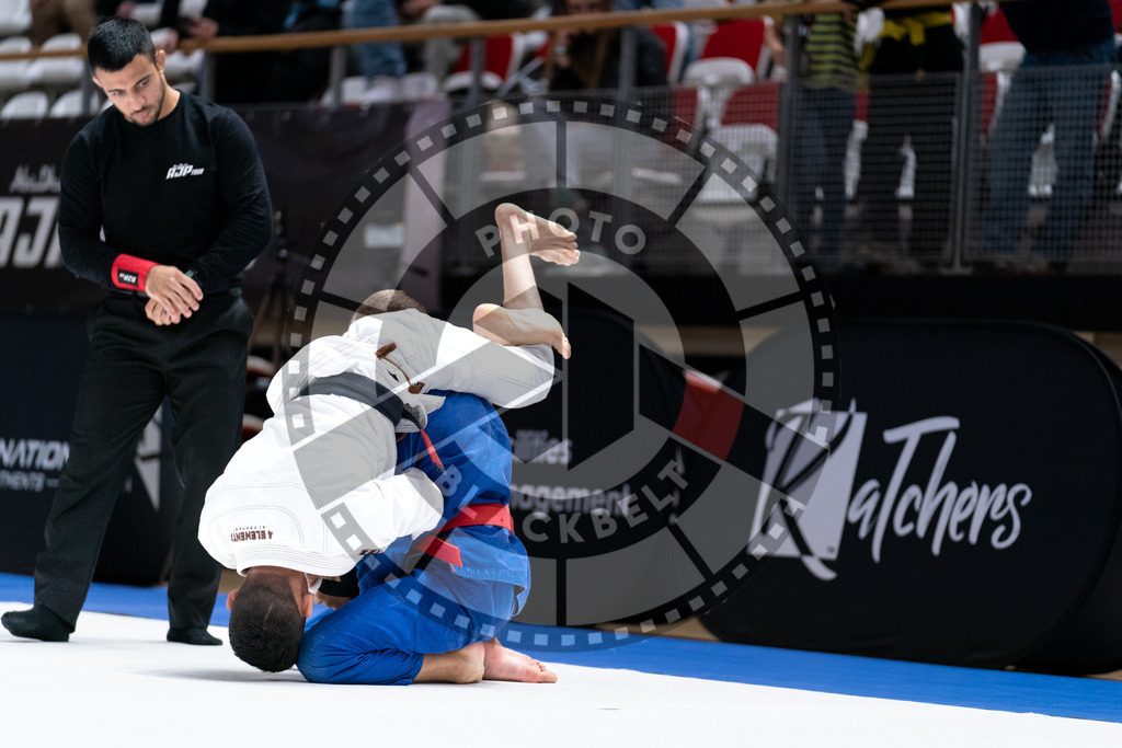 20241012PBB1243 | Athletes compete during the AJP Tour Europe Continental Jiu-Jitsu Professional Championship on October 12, 2024 in Almere near Amsterdam, Netherlands. © Chiara Dazi / photoblackbelt