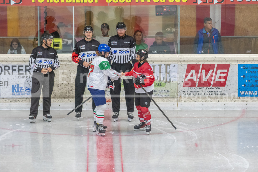 Dameneishockey | Dameneishockey, U18 Turnier am 31.08.2024 in Spittal (Eis-Sport-Arena - Sportzentrum Spittal), Austria, (Photo by Ernst Krawagner sport-fan.at) - Realisiert mit Pictrs.com