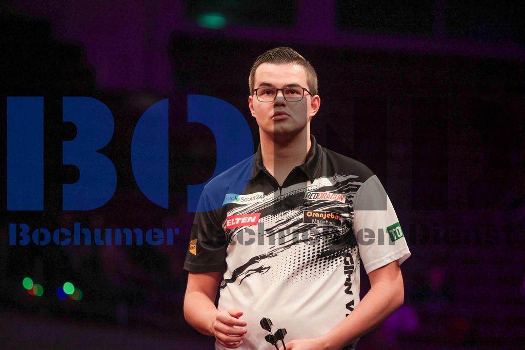  28.10.2023 - 
 | Sebastian Sendlak / Bochumer Nachrichtendienst (BOND) - PDC European Darts Championship: Achtelfinale - Realisiert mit Pictrs.com