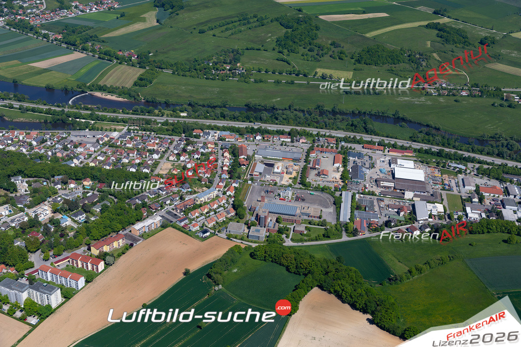 Die Luftaufnahme Pielmuehle - Lappersdorf wurde 2021 mittels Flugzeug (keine Drohne) erstellt. Hohe Auflösung -für große Poster und Wandbilder geeignet!