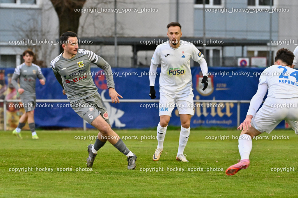 SAK vs. ASKÖ Köttmannsdorf | #5 Matteo Juvan ASKÖ Köttmannsdorf, #9 Sinan Samardzic SAK, #24 Jovan Koprivica SAK, SAK vs. ASKÖ Köttmannsdorf, SAK vs. ASKÖ Köttmannsdorf am 02.04.2026 in Klagenfurt (Sportpark Welzenegg), Austria, (Photo by Bernd Stefan)