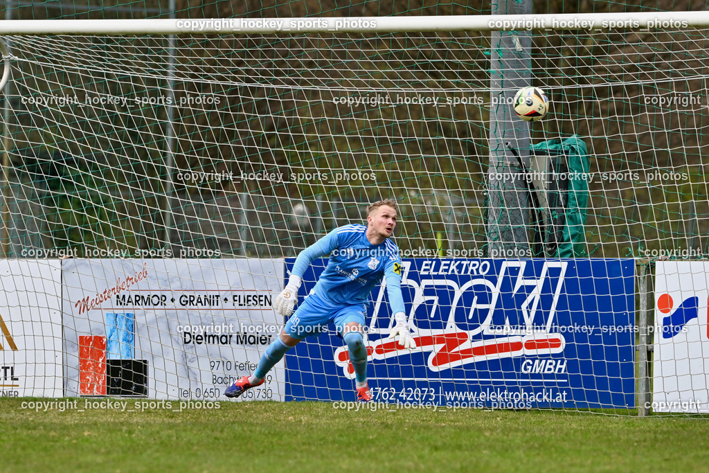 SV Rothenthurn vs. FC Dölsach | #39 Lukas Michael Unterlader FC Dölsach, Tor SV Rothenthurn, SV Rothenthurn vs. FC Dölsach, SV Rothenthurn vs. FC Dölsach am 04.04.2026 in Rothenthurn (Sportplatz Rothenthurn), Austria, (Photo by Bernd Stefan)