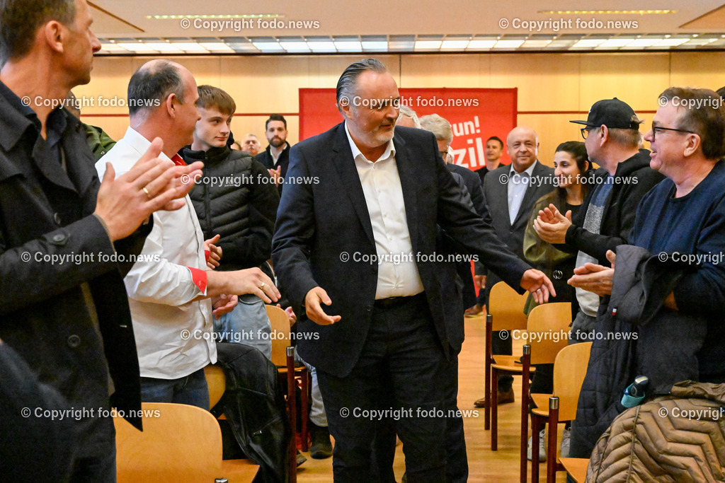 Hans Peter Doskozil in Linz_ 24.04.2023-11 | 24.04.2023, Linz, AUT, Hans Peter Doskozil in Linz, im Bild LH Hans Peter Doskozil (SP, Landeshauptmann Burgenland)