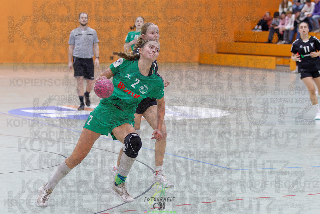 2024-10-19_349 | Jugendbundesliga B-Jugend weiblich; HSG Kleenheim/Langgöns - Longericher SC am 19.10.2024 in Oberkleen (Weidig-Halle) - Realisiert mit Pictrs.com