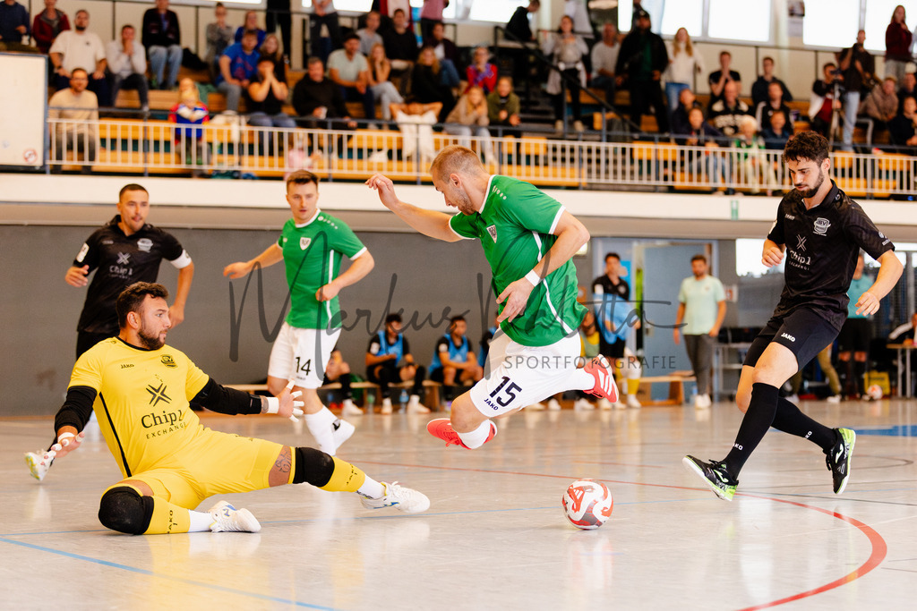 Futsal-Bundesliga, Saison 2025/2026, 4. Spieltag: SC Preußen Münster - SV Pars Neu-Isenburg | Futsal-Bundesliga, Saison 2025/2026, 4. Spieltag, SC Preußen Münster empfängt SV Pars Neu-Isenburg in der Universitäts-Sporthalle in Münster. Foto: sportfotografie.ms | Markus Paletta - Realisiert mit Pictrs.com