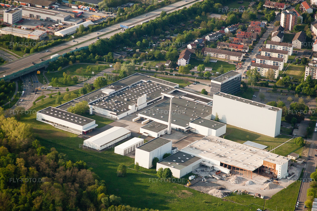 Luftbild: Invora Systems in Ettlingen im Bundesland Baden-Württemberg in Deutschland. Foto: IMG_26870.jpg vom 28.04.2010 durch Werner Riehm/FLY-FOTO.de