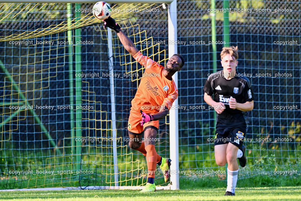 SV Arnoldstein vs. URC Thal Assling | #99 Ayotunde Ezekiel Ikuepamitan Thal Assling, #20 Lorenz Sebastian Blassnig Thal Assling, SV Arnoldstein vs. URC Thal Assling, SV Arnoldstein vs. URC Thal Assling am 09.08.2025 in Arnoldstein (Waldparkstadion Arnoldstein), Austria, (Photo by Bernd Stefan)