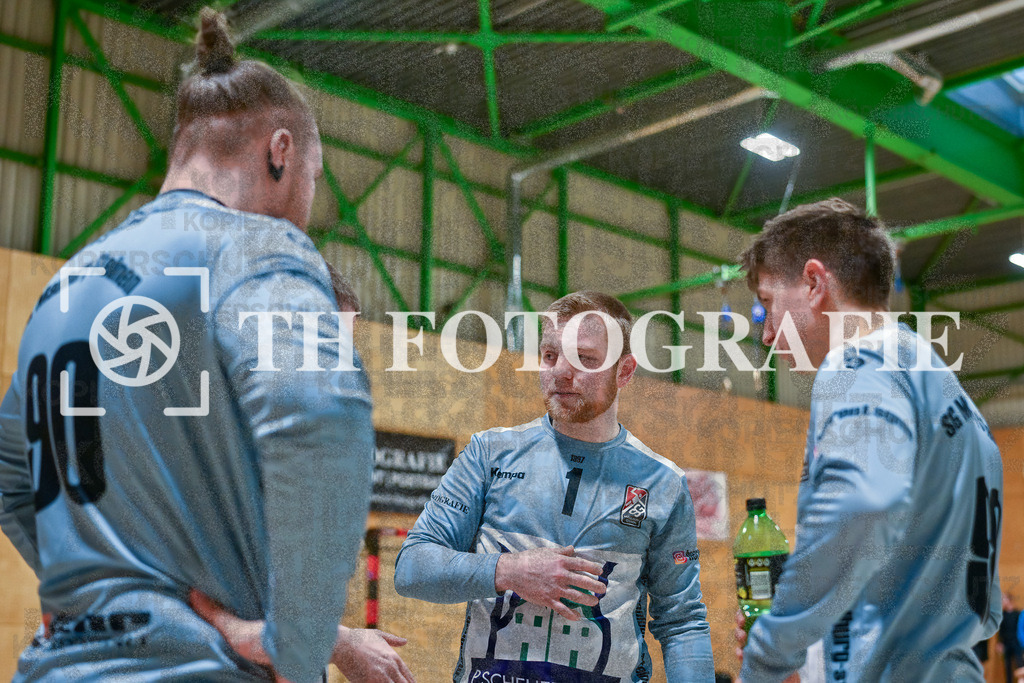 GER, SG Maulburg/Steinen - TuS Ringsheim, Handball, Landesliga Suedbaden, 22. Spieltag, Saison 2024/2025, 23.03.2025 | Rubens Freuschle (SG Maulburg/Steinen, #01) im FokusGER, SG Maulburg/Steinen - TuS Ringsheim, Handball, Landesliga Suedbaden, 22. Spieltag, Saison 2024/2025, 23.03.2025Foto: TH Fotografie/Thomas Hess