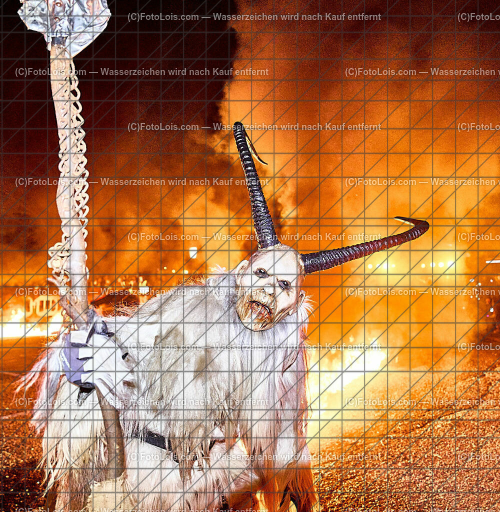 ALP8815_PerchtengruppenTreffen Gaming | (C)FotoLois.com, Alois Spandl. Perchtengruzppentreffen in Gaming am Badparkplatz, Fr 5. Januar 2024.