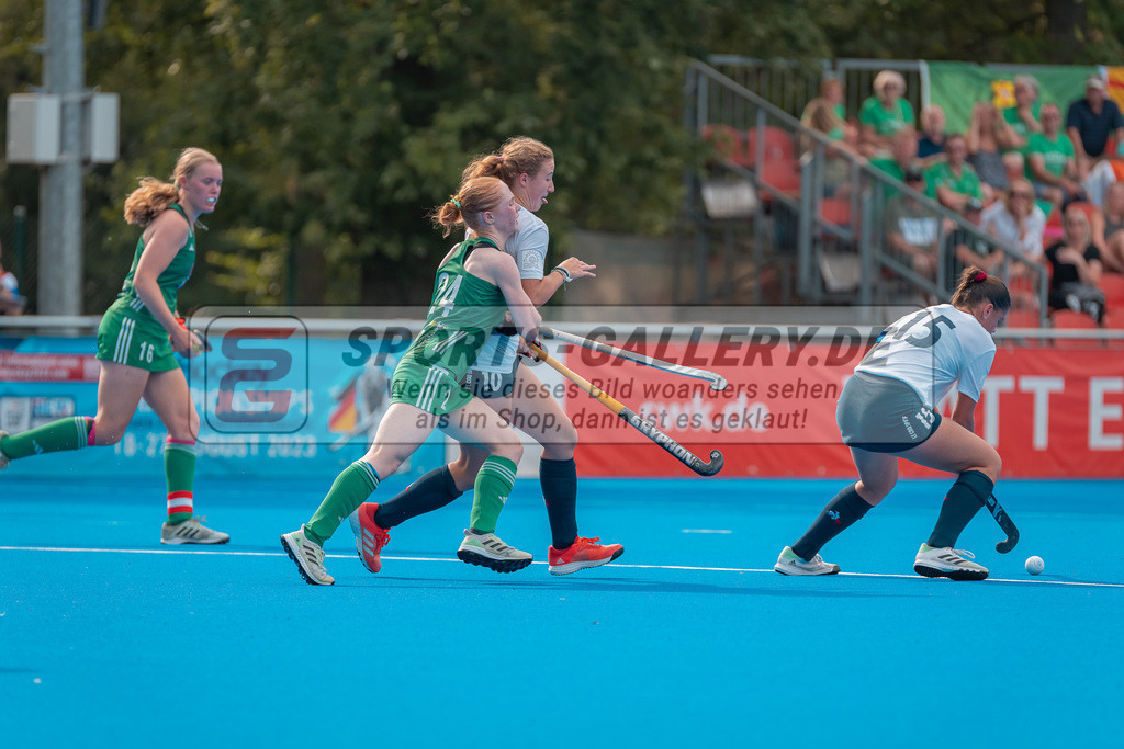 HK_20230708_100032 | Euro Hockey WU18 France - Ireland Championship Girls &amp; Boys am 8.7.2023 CHTC , Krefeld ,