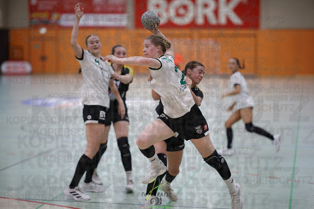 Quali-Turnier JBL wJA; Frisch Auf Göppingen - HC Rödertal | Quali-Turnier JBL wJA; Frisch Auf Göppingen - HC Rödertal am 31.05.2025 in Oberkleen (Weidig-Halle)Photo © 2025 - Jörg Heinrich - Realisiert mit Pictrs.com