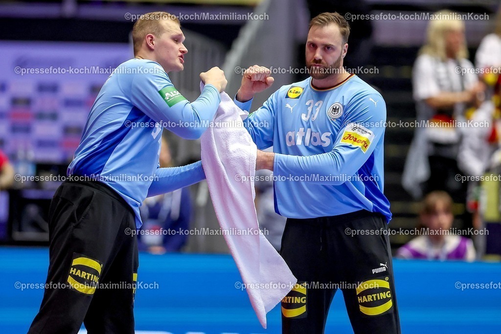 EHF17012602060 | 17.01.2026, Handball, Men's EHF EURO 2026, Deutschland - Serbien, Jyske Bank Boxen in Herning, Dänemark, Preliminary Round: xxxxxxxxxxxxx