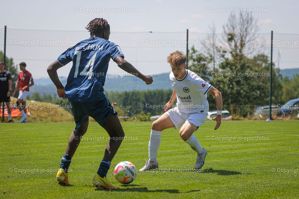 BQ3I5390 | 17.06.2023; Testspiel; Rasenplatz Offdilln; VfL Bochum U17 - Eintracht Frankfurt U17; Ergebnis: 3:1 (1:1)