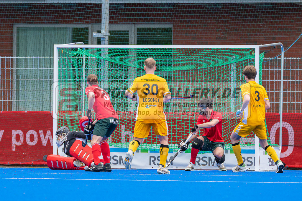 HK_20230507_107936 | 1. Bundesliaga Herren Creefelder HTC - Harvestehuder THC  am 7.5.2023 Crefelder HTC ( CHTC ), Krefeld  , Joshua Onyekwue Nnaji Torwart ( Crefelder HTC #29 )