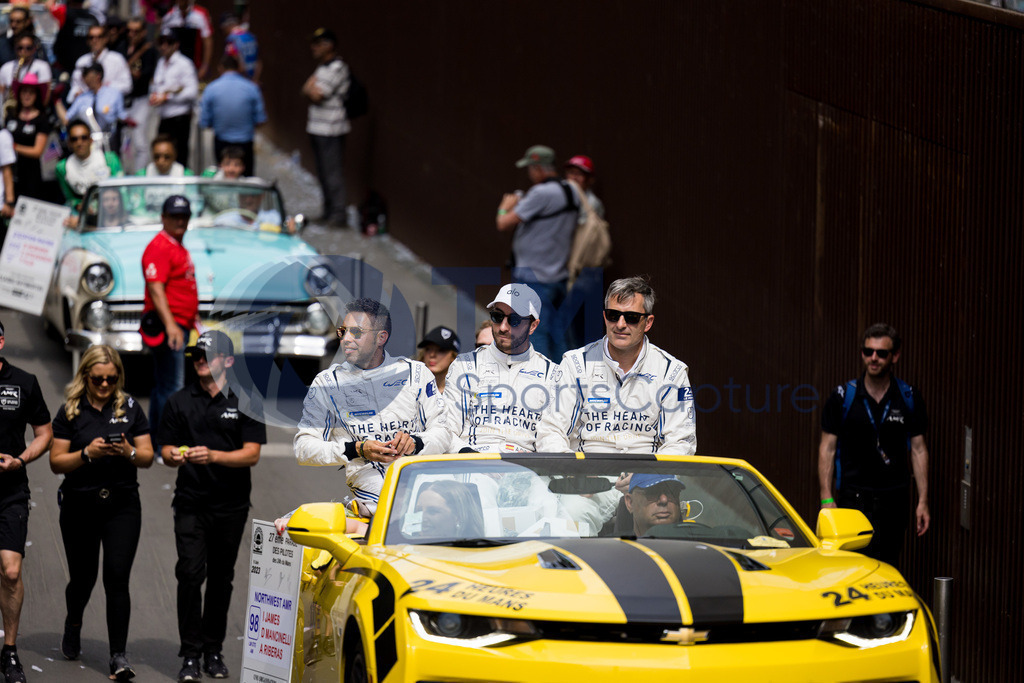 Trainproduction-20230609-0068 | LE MANS,FRANCE,09.Jun.23 - MOTORSPORTS - WEC, FIA World Endurance Championships, 24 Hours of Le Mans, Circuit de la Sarthe, drivers parade. Photo: Trainproduction / Matthias Trinkl