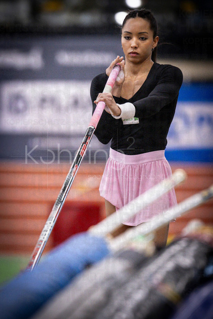 Deutsche Leichtathletik-Hallenmeisterschaften; Dortmund, 01.03.2026 | Jacqueline Otchere (MTG Mannheim); Deutsche Leichtathletik-Hallenmeisterschaften am 01.03.2026 in der Helmut-Körnig-Halle in Dortmund. 