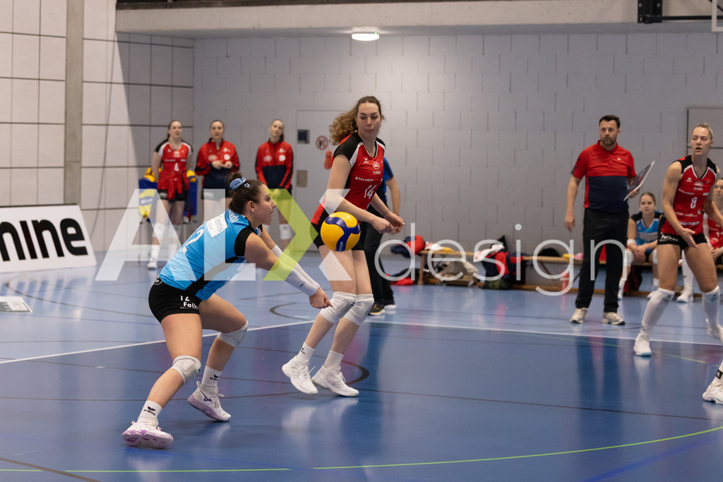 Volleyball I Frauen I Saison 2025-2026 I Volleyball NLA | Women I 1/4 Finals I  BIWI VFM - VC Kanti Schaffhausen I 01.03.2026 | 12 Isabella Loffreda (CH) (VC Kanti Schaffhausen) – Libera - Realisiert mit Pictrs.com