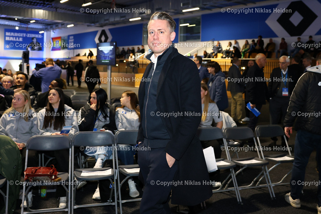 NH_HamburgerSV_Mitgliederversammlung_18022026 | Niko Müller (Aufsichtsratsmitglied, Holstein Kiel)News I Hamburger SV I Mitgliederversammlung für das Geschäftsjahr 2024/25 I 18.02.2026 I HSV-Zentrum am Volkspark