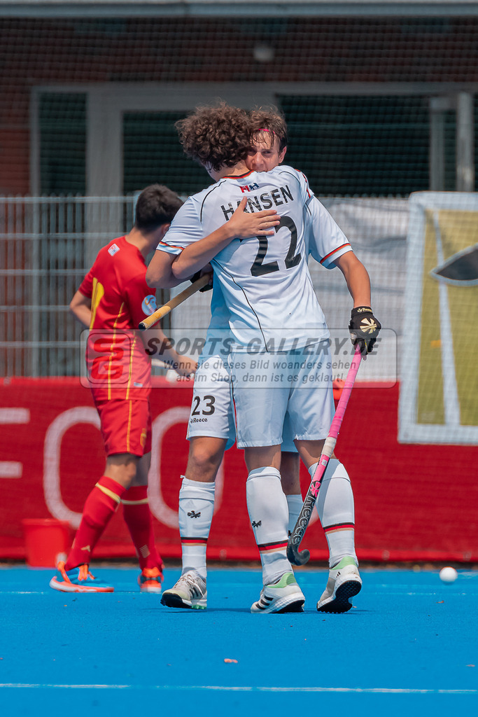 HK_20230715_102525 | Euro Hockey MU18 SF2 Spain vs Germany Championship Girls & Boys am 15.7.2023 CHTC , Krefeld ,