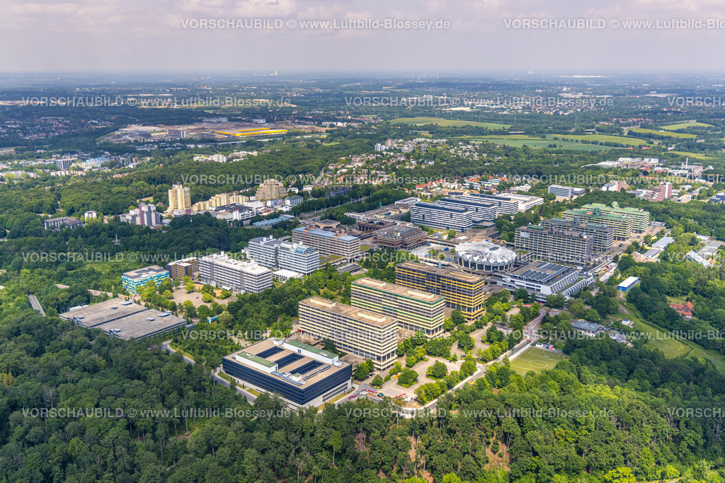 Bochum220503460 | Luftbild, RUB Ruhr-Universität Bochum, Querenburg, Bochum, Ruhrgebiet, Nordrhein-Westfalen, Deutschland