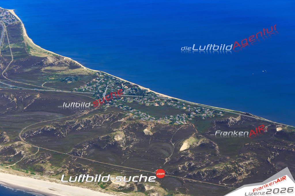 Die Luftbildaufnahme Nord - Sylt wurde 2018 mittels Flugzeug (keine Drohne) erstellt. Perfekte Schärfe und Druck- Auflösung- Garantiert!