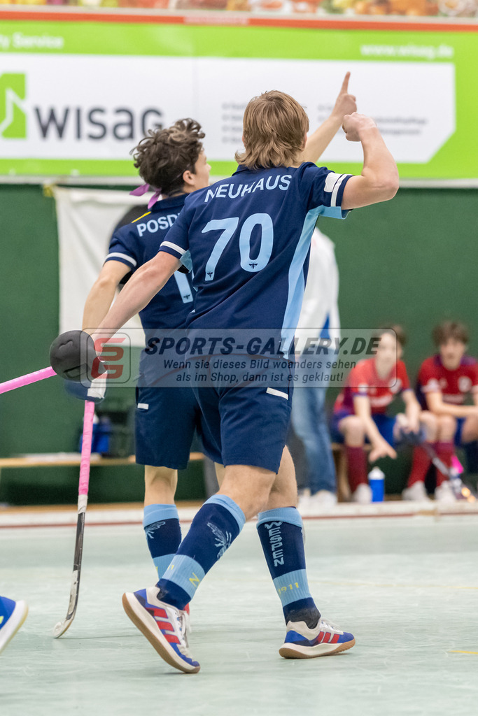 SFE_20230304_0013 | Deutsche Meisterschaft Männliche U16 Halle 2023 am 04.03.2023 in Köln (KTHC Stadion Rot-Weiss Köln Tennis and Hockey Club), Photo: Stephan Fehrmann 2022 (Sports-Gallery)