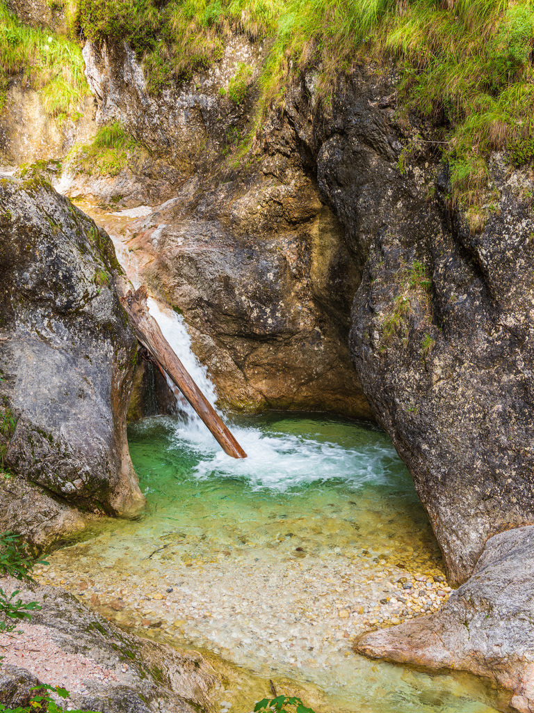 Die Almbachklamm im Berchtesgadener Land | Die Almbachklamm im Berchtesgadener Land.