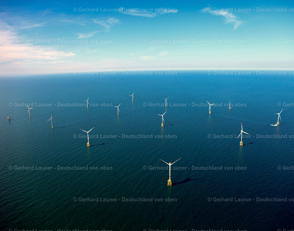 3090053 | Windkraftanlage in der Nordsee nördlich von Borkum