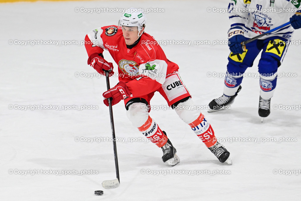 ESV Ferlach vs. UECR Eisbären Huben | #7 Steiner Marco ESV Ferlach, ESV Ferlach vs. UECR Eisbären Huben, ESV Ferlach vs. UECR Eisbären Huben am 31.10.2025 in Ferlach (HTC Eishalle Ferlach), Austria, (Photo by Bernd Stefan)
