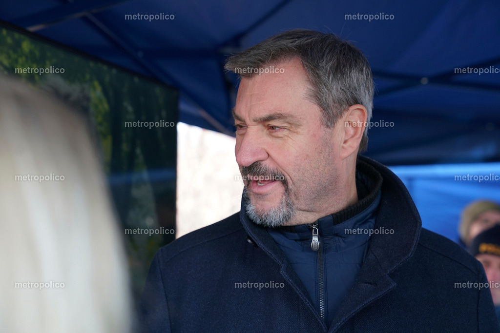 Markus Söder im Rahmen der PK zur Jahresbilanz Grenzpolizei am 6. Feb. 2025 (7) | Metropolico