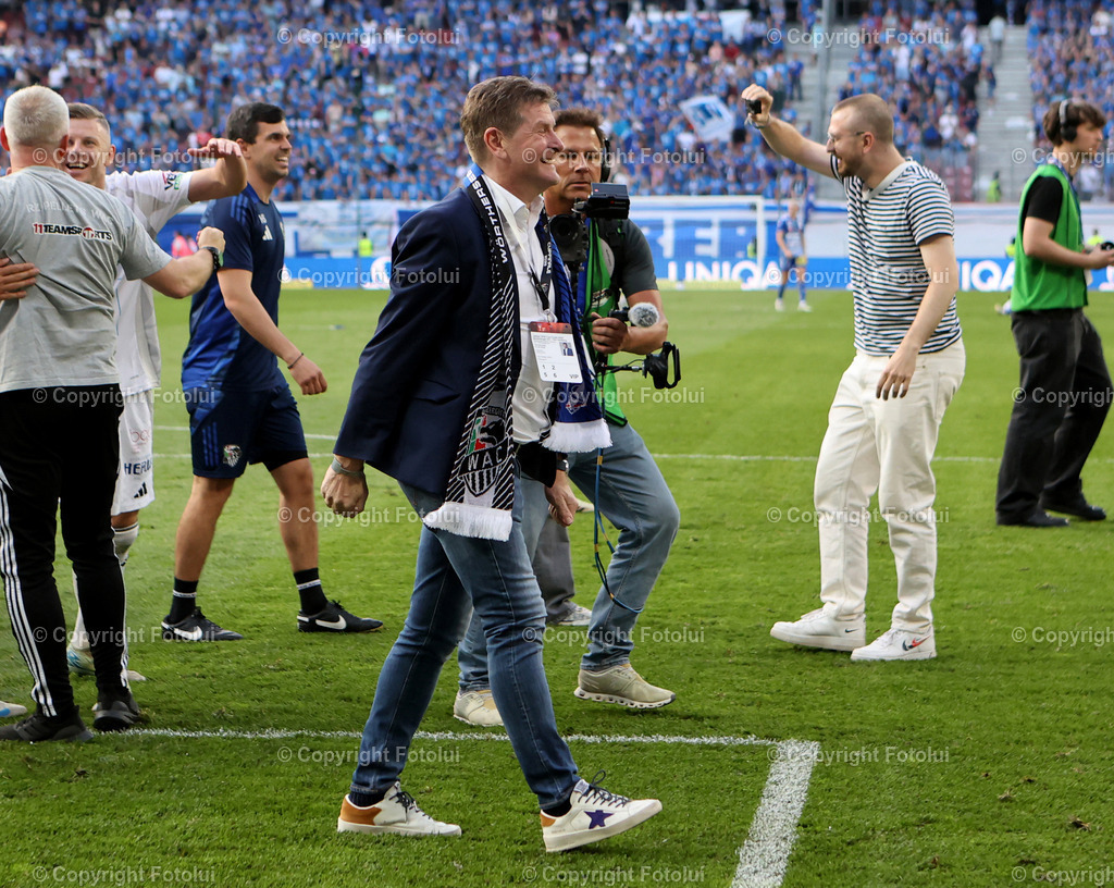 A_LUI_010525_00007 | SPORT,FUSSBALL,RZ PELLETS WOLFSBERG-TSV HARTBERG 01.05.2025 IM BILD : PRAESIDENT DIETMAR RIEGLER (WAC)  FOTO:FOTOLUI/MW