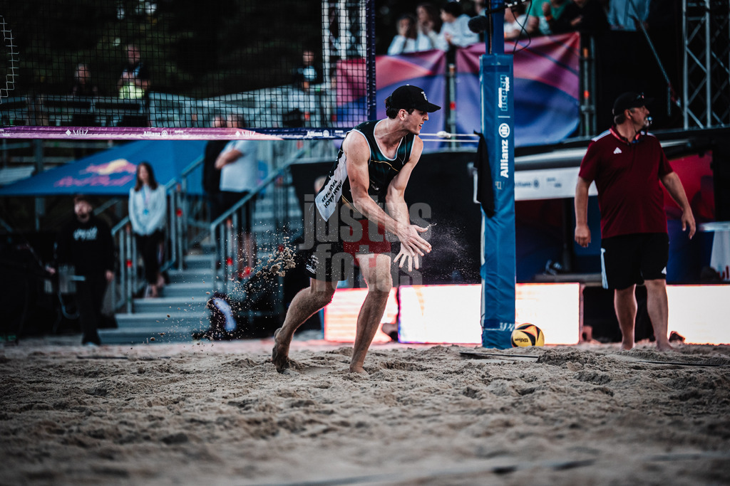 Beachvolleyball | Männer | Deutsche Meisterschaften 2025 Timmendorfer Strand | 05.09.2025 | Tristan Fröbel ärgert sich